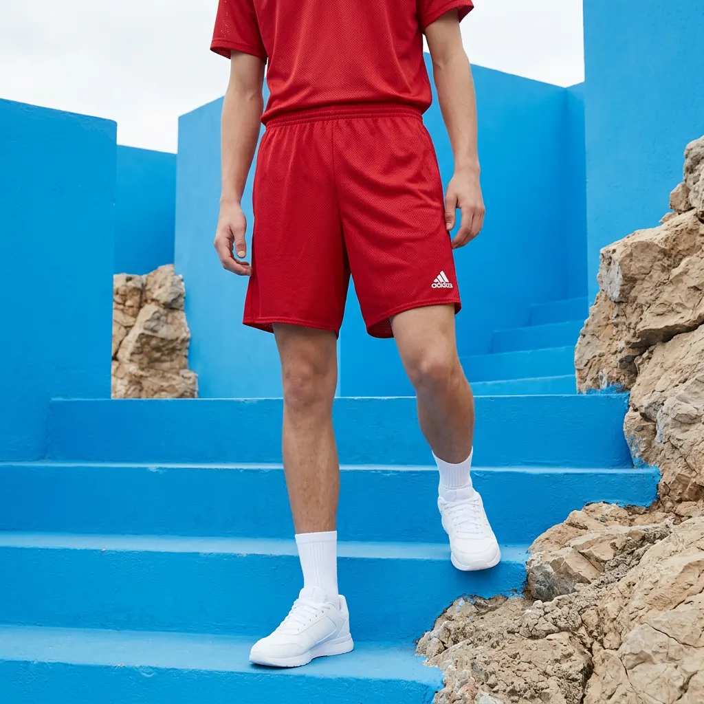 adidas adidas Parma AEROREADY – Червени спортни шорти