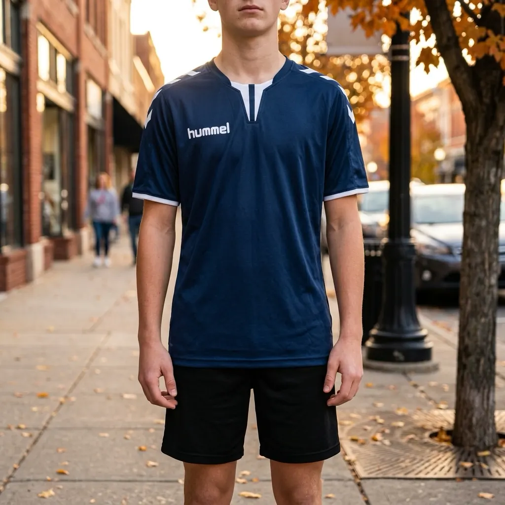 Hummel Core SS Poly Jersey Детска спортна тениска
