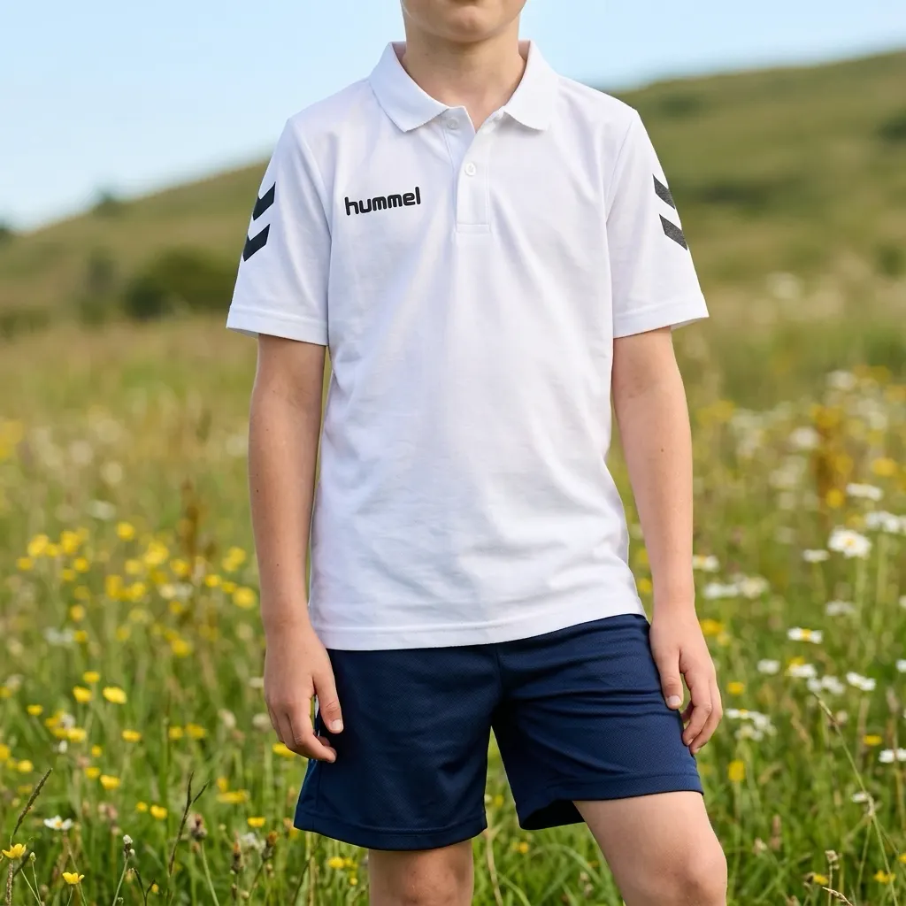 Hummel Детска спортна поло тениска TeamSport Core