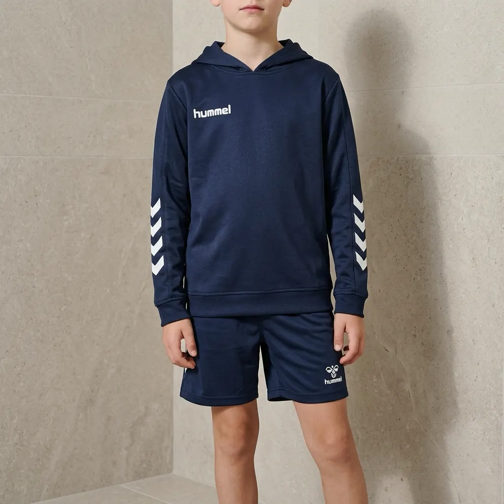 Hummel Детски спортен суитшърт с качулка