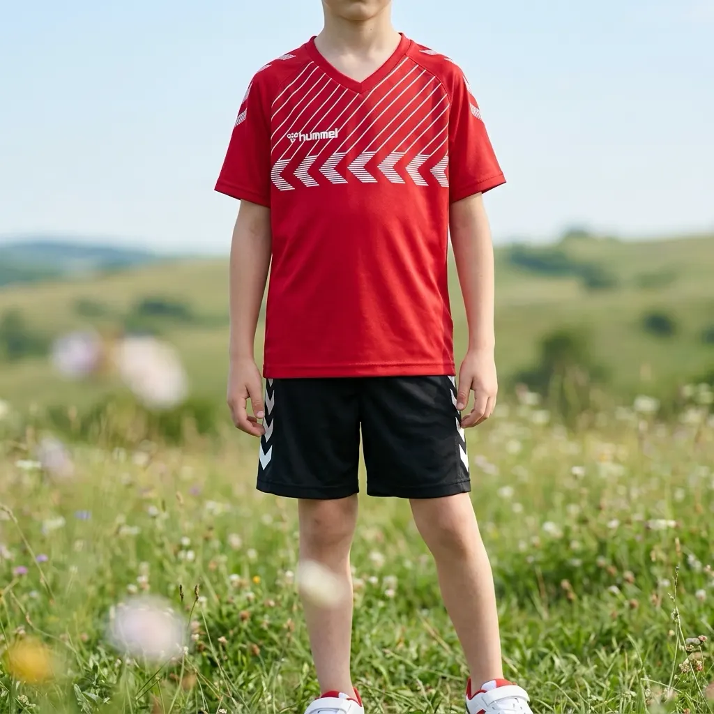 Hummel Elite Poly SS Jersey Детска спортна тениска
