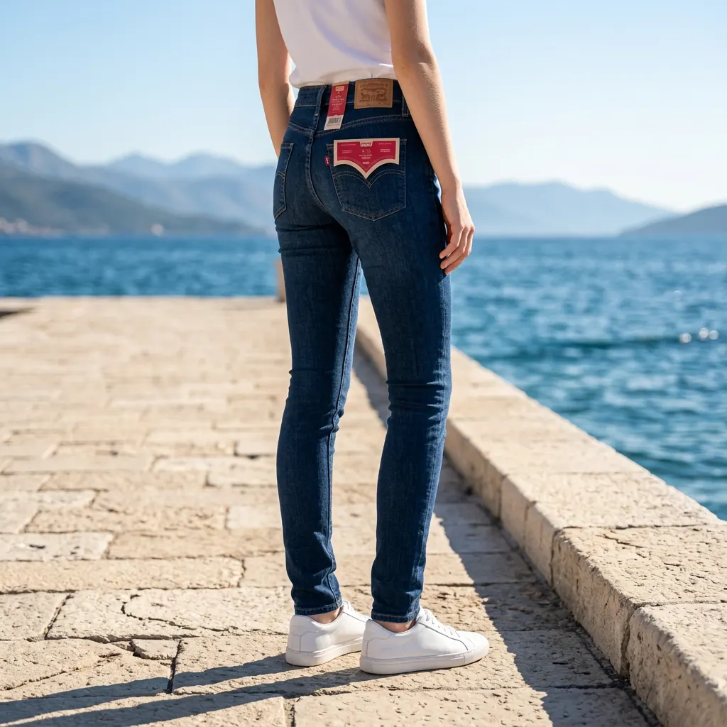 Levi's Levi's 710 Super Skinny Girls – Детски дънки Stretch