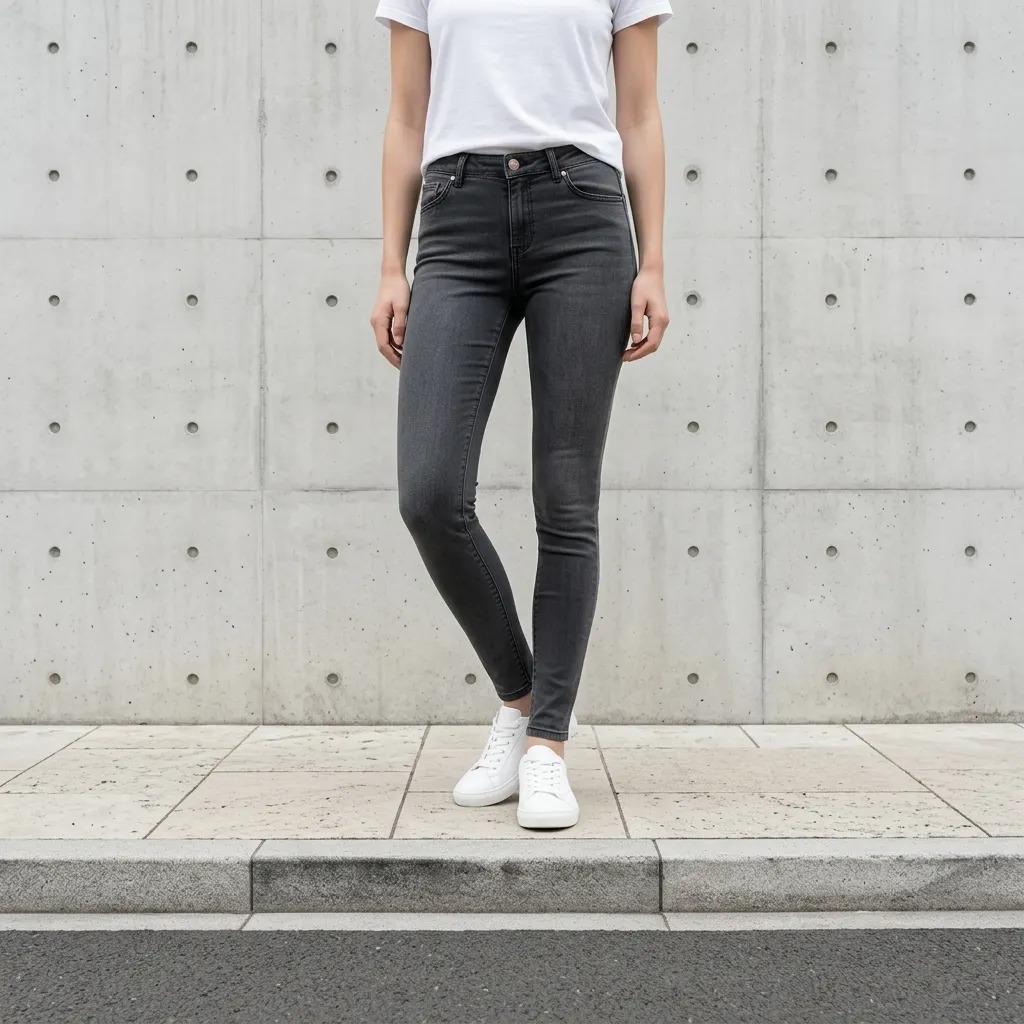 Noisy May Noisy May Slim Jeans Grey - Дамски сиви слим дънки