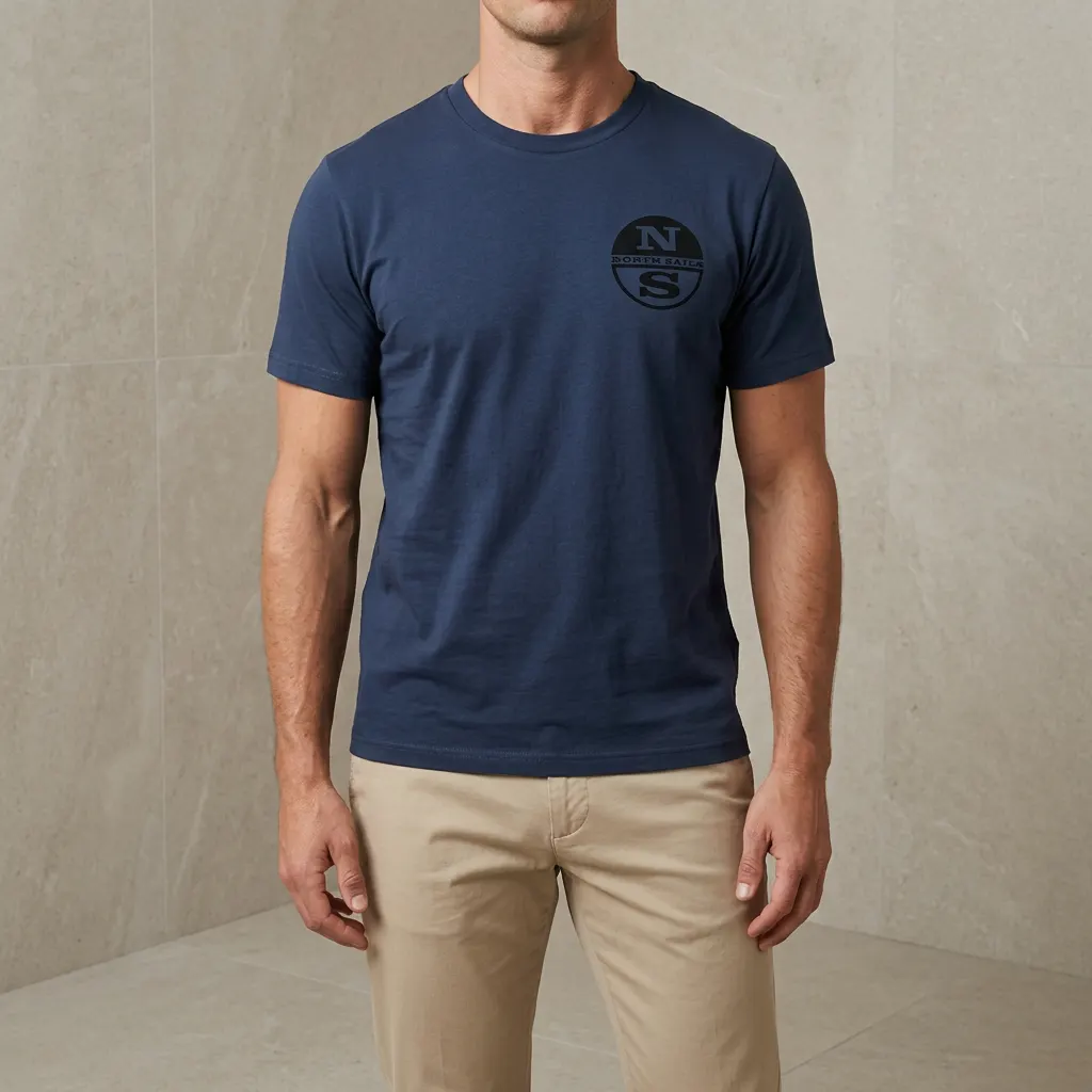 North Sails Vintage Indigo тениска с къс ръкав