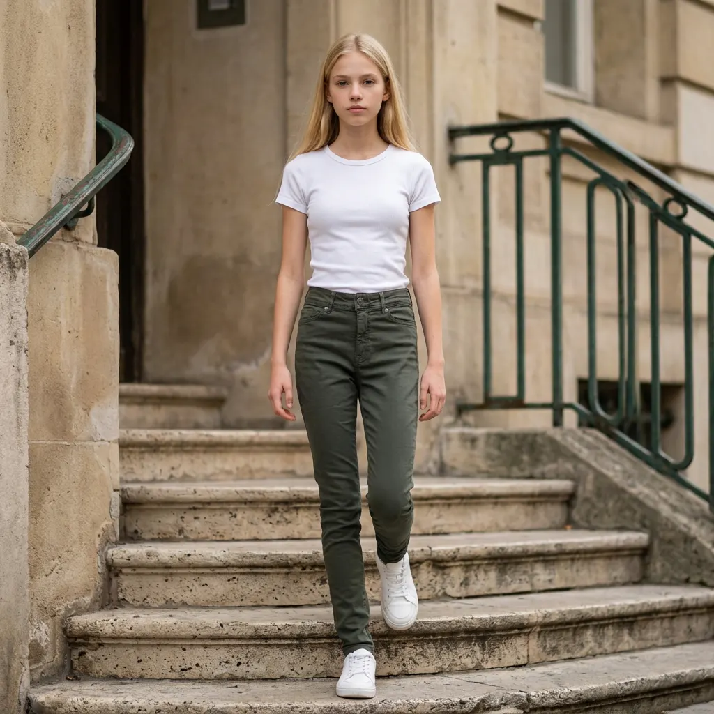 ONLY ONLY Missouri Seamless - Детски дънки 15-16г