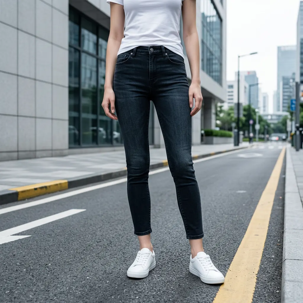 Scotch & Soda Scotch & Soda Skinny Fit Дамски дънки – Черни