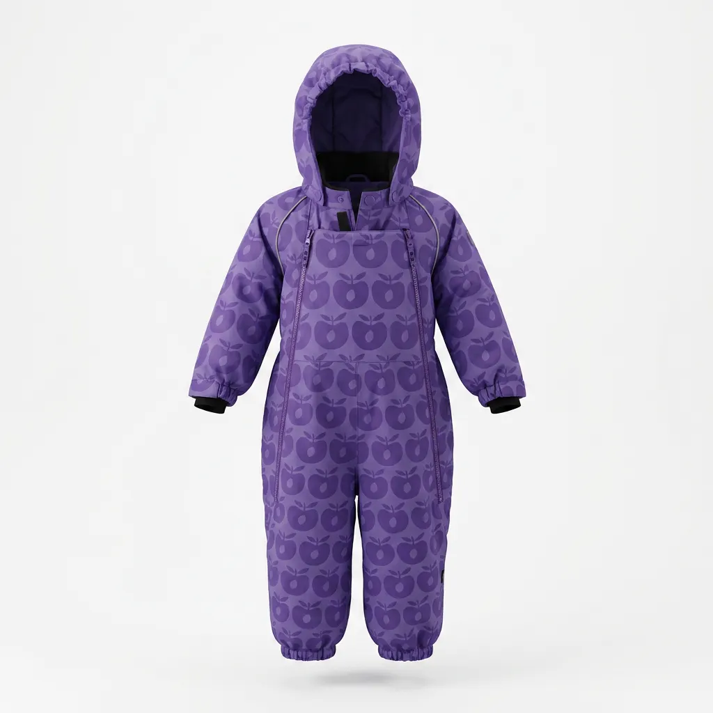 Småfolk Детски зимен космонавт - Purple Heart
