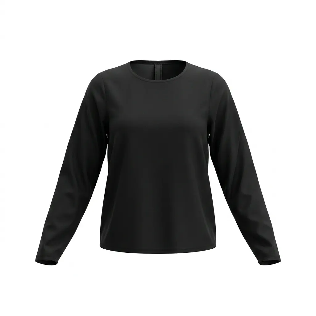 Vero Moda Vero Moda – Дамска черна блуза с дълъг ръкав