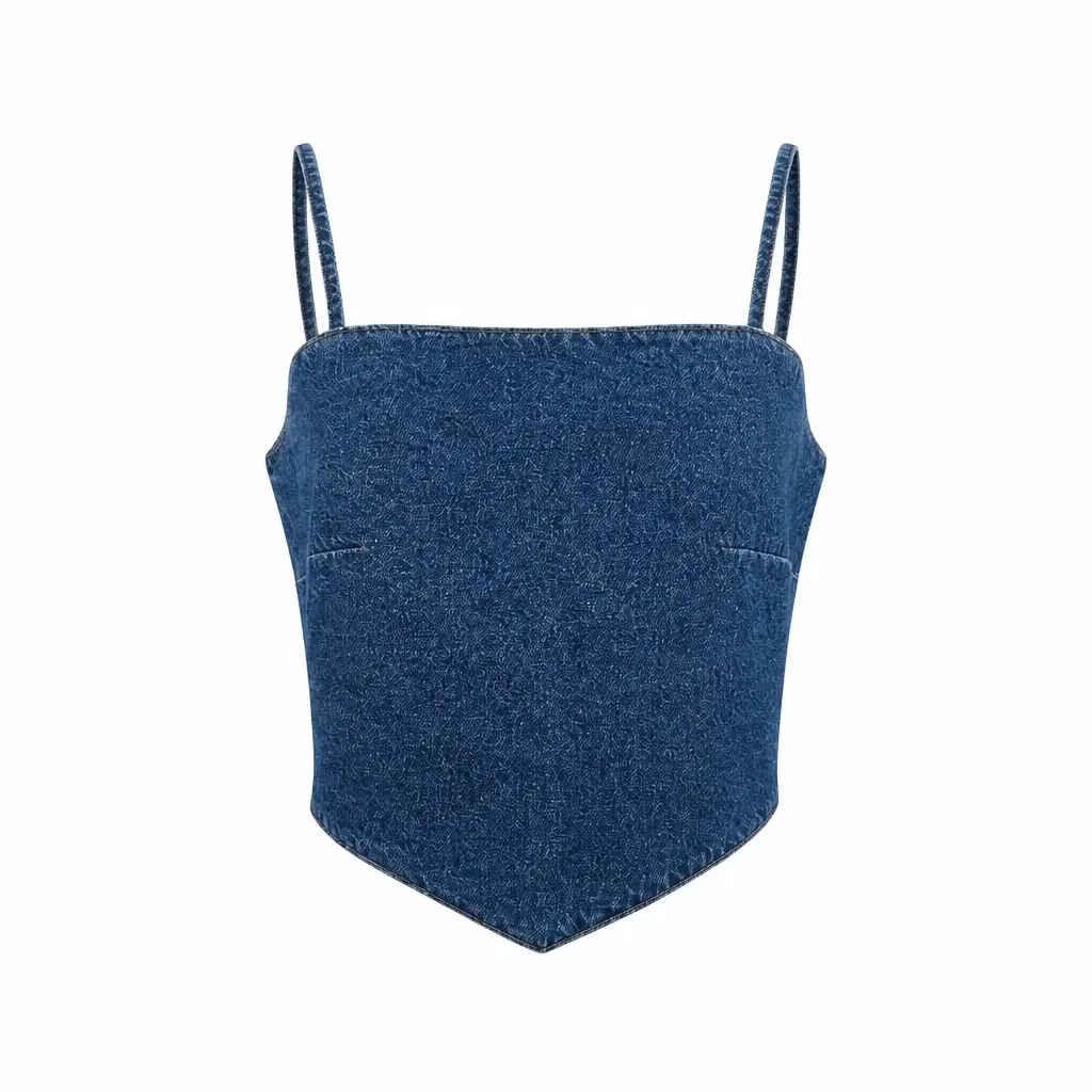 Wrangler Дамски дънков топ Bandana